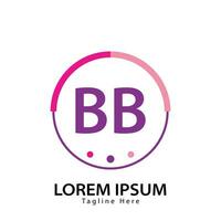 Brief bb Logo. b b. bb Logo Design Vektor Illustration zum kreativ Unternehmen, Geschäft, Industrie. Profi Vektor