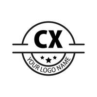 Brief cx Logo. c x. cx Logo Design Vektor Illustration zum kreativ Unternehmen, Geschäft, Industrie. Profi Vektor