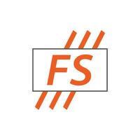 Brief fs Logo. f s. fs Logo Design Vektor Illustration zum kreativ Unternehmen, Geschäft, Industrie. Profi Vektor