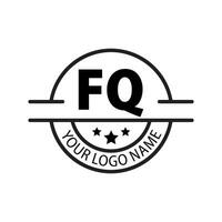 Brief fq Logo. f q. fq Logo Design Vektor Illustration zum kreativ Unternehmen, Geschäft, Industrie. Profi Vektor