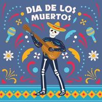 dia de los muertos illustration vektor