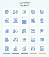 kreativ Bad Zimmer 25 Blau Symbol Pack eine solche wie Badezimmer. Reinigung. Dusche. Badezimmer. Wasser vektor