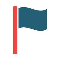 Flagge Vektor Glyphe zwei Farbe Symbol zum persönlich und kommerziell verwenden.