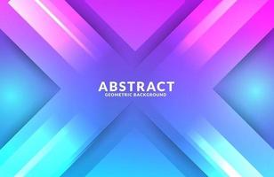 abstrakter geometrischer Hintergrund mit moderner Farbverlaufsfarbe vektor