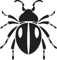 Regal Fehler Emblem Insekt Führung Symbol vektor
