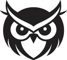 lekfull Uggla design element owlet uppflugen på gren vektor