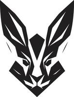 schwarz Hase Vektor Logo ein kreativ und einzigartig Logo zum Ihre Geschäft schwarz Hase Vektor Logo ein Fett gedruckt und auffällig Logo zum Ihre Unternehmen