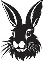 schwarz Hase Vektor Logo ein Fett gedruckt und auffällig Logo zum Ihre Marke schwarz Hase Vektor Logo ein modern und anspruchsvoll Logo zum Ihre Geschäft