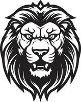 majestätisch Jäger schwarz Vektor Löwe Logo das ultimativ Raubtier stürzen Anmut schwarz Löwe Emblem das Wesen von Eleganz und Leistung