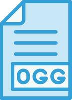 ogg-Vektor-Icon-Design-Illustration vektor