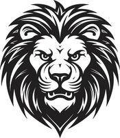 stürzen Majestät ein Löwe Logo im Vektor glatt und wild das schwarz Vektor Löwe Symbol