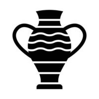 Vase Vektor Glyphe Symbol zum persönlich und kommerziell verwenden.