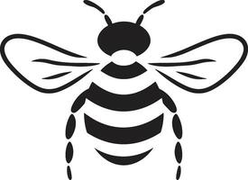 Bienenstock Mantel von Waffen königlich Honig Biene Profil vektor