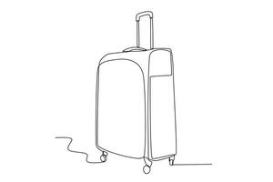 bagage för resa vektor