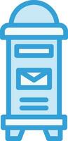 Mailbox-Vektor-Icon-Design-Illustration vektor