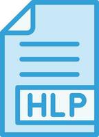 HLP-Vektor-Icon-Design-Illustration vektor