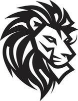 ungezähmt Fähigkeiten Löwe Logo Exzellenz anmutig Leistung schwarz Vektor Löwe Emblem