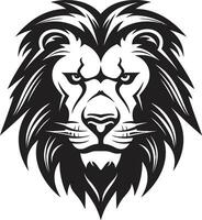 das herumstreifen König brüllend schwarz Löwe Emblem wilde Katze Kunst auf das durchstreifen im Löwe Symbol Vektor