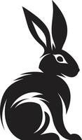 schwarz Hase Vektor Logo ein modern und anspruchsvoll Logo zum Ihre Geschäft schwarz Hase Vektor Logo ein vielseitig und anpassungsfähig Logo zum irgendein Industrie