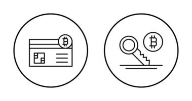 Anerkennung Karte und Schlüssel Symbol vektor