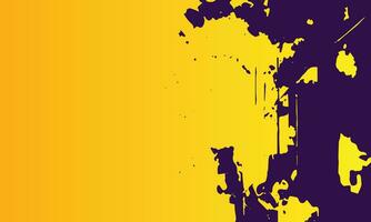 en gul och lila bakgrund med en svart och vit bild vektor