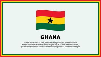 ghana flagga abstrakt bakgrund design mall. ghana oberoende dag baner social media vektor illustration. ghana baner