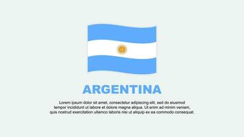 Argentinien Flagge abstrakt Hintergrund Design Vorlage. Argentinien Unabhängigkeit Tag Banner Sozial Medien Vektor Illustration. Argentinien Hintergrund