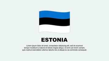 Estland Flagge abstrakt Hintergrund Design Vorlage. Estland Unabhängigkeit Tag Banner Sozial Medien Vektor Illustration. Estland Hintergrund