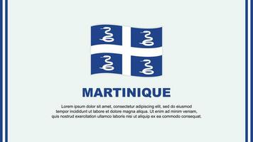 martinique flagga abstrakt bakgrund design mall. martinique oberoende dag baner social media vektor illustration. martinique tecknad serie