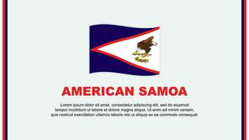 amerikan samoa flagga abstrakt bakgrund design mall. amerikan samoa oberoende dag baner social media vektor illustration. amerikan samoa tecknad serie