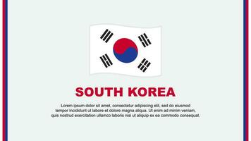 söder korea flagga abstrakt bakgrund design mall. söder korea oberoende dag baner social media vektor illustration. söder korea tecknad serie