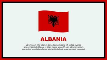 albania flagga abstrakt bakgrund design mall. albania oberoende dag baner social media vektor illustration. albania baner