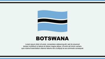 botswana flagga abstrakt bakgrund design mall. botswana oberoende dag baner social media vektor illustration. botswana design