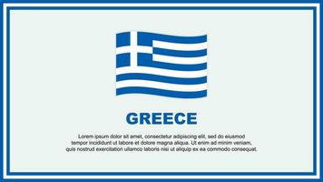 Griechenland Flagge abstrakt Hintergrund Design Vorlage. Griechenland Unabhängigkeit Tag Banner Sozial Medien Vektor Illustration. Griechenland Banner