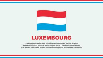 Luxemburg Flagge abstrakt Hintergrund Design Vorlage. Luxemburg Unabhängigkeit Tag Banner Sozial Medien Vektor Illustration. Luxemburg Design