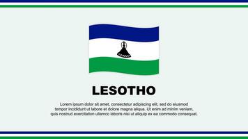 lesotho flagga abstrakt bakgrund design mall. lesotho oberoende dag baner social media vektor illustration. lesotho design