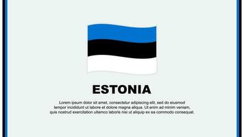 estland flagga abstrakt bakgrund design mall. estland oberoende dag baner social media vektor illustration. estland tecknad serie