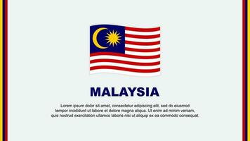 malaysia flagga abstrakt bakgrund design mall. malaysia oberoende dag baner social media vektor illustration. malaysia tecknad serie