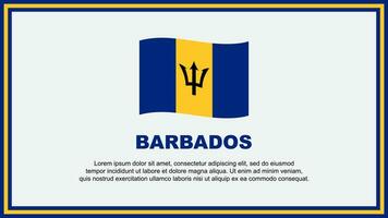 barbados flagga abstrakt bakgrund design mall. barbados oberoende dag baner social media vektor illustration. barbados baner