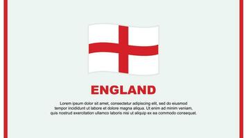 England Flagge abstrakt Hintergrund Design Vorlage. England Unabhängigkeit Tag Banner Sozial Medien Vektor Illustration. England Karikatur