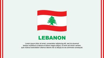 libanon flagga abstrakt bakgrund design mall. libanon oberoende dag baner social media vektor illustration. libanon tecknad serie