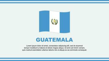 Guatemala Flagge abstrakt Hintergrund Design Vorlage. Guatemala Unabhängigkeit Tag Banner Sozial Medien Vektor Illustration. Guatemala Design