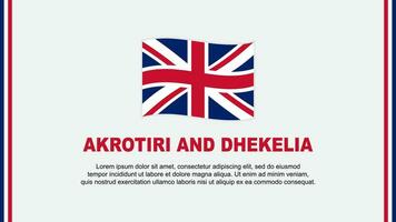 akrotiri och dhekelia flagga abstrakt bakgrund design mall. akrotiri och dhekelia oberoende dag baner social media vektor illustration. akrotiri och dhekelia tecknad serie