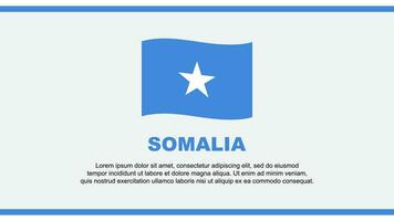 Somalia Flagge abstrakt Hintergrund Design Vorlage. Somalia Unabhängigkeit Tag Banner Sozial Medien Vektor Illustration. Somalia Design