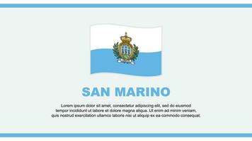 san Marino Flagge abstrakt Hintergrund Design Vorlage. san Marino Unabhängigkeit Tag Banner Sozial Medien Vektor Illustration. san Marino Design