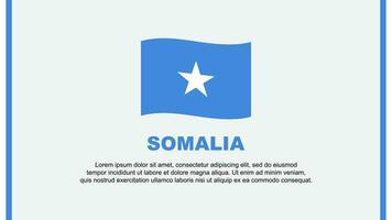 Somalia Flagge abstrakt Hintergrund Design Vorlage. Somalia Unabhängigkeit Tag Banner Sozial Medien Vektor Illustration. Somalia Karikatur