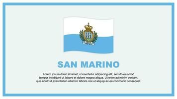 san Marino Flagge abstrakt Hintergrund Design Vorlage. san Marino Unabhängigkeit Tag Banner Sozial Medien Vektor Illustration. san Marino Banner