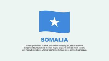 Somalia Flagge abstrakt Hintergrund Design Vorlage. Somalia Unabhängigkeit Tag Banner Sozial Medien Vektor Illustration. Somalia Hintergrund