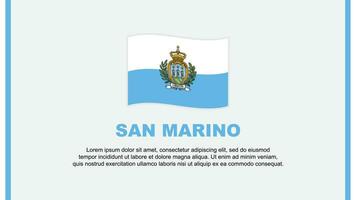 san Marino Flagge abstrakt Hintergrund Design Vorlage. san Marino Unabhängigkeit Tag Banner Sozial Medien Vektor Illustration. san Marino Karikatur
