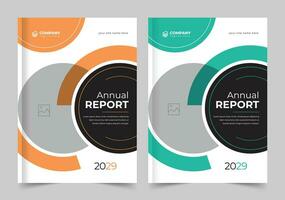 årlig Rapportera omslag design, omslag design för broschyr, årlig Rapportera vektor